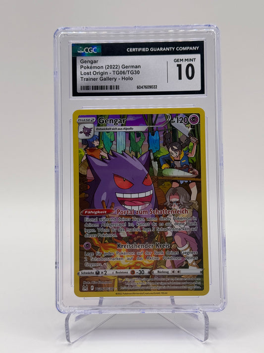 Pokemon Gengar Lost Origin TG06/TG30 CGC 10 Deutsch