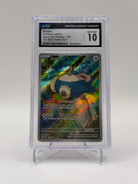 Snorlax Black Star Promo Englisch CGC 10 – Pokémon Karte SVP 051
