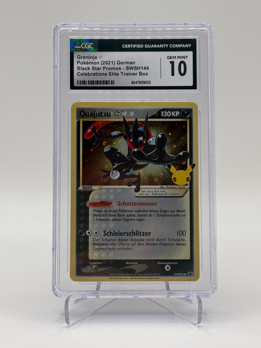 Greninja SWSH144 Deutsch CGC 10 – Pokémon Celebrations Promo