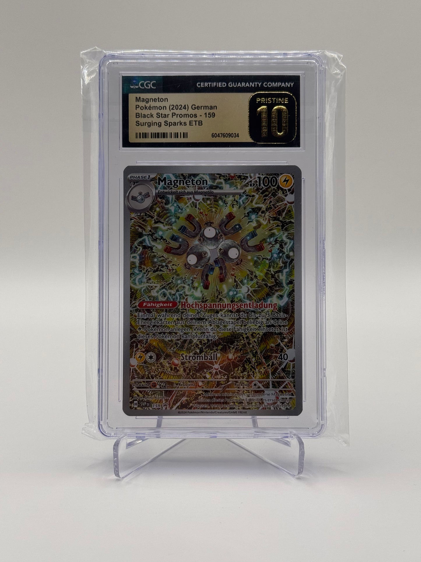 Magneton – Promo 159 Holo (Deutsch) | CGC Pristine 10