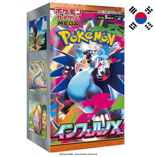 Mega Inferno X m2F Pokemon Display Booster Box TCG Koreanisch